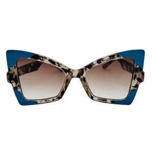 7026 | Blue/Black Bow Tie Sunglasses